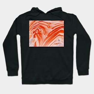 Orange Waves Hoodie